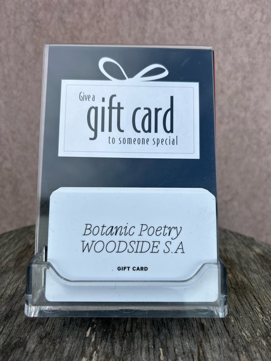 Botanic Poetry gift card