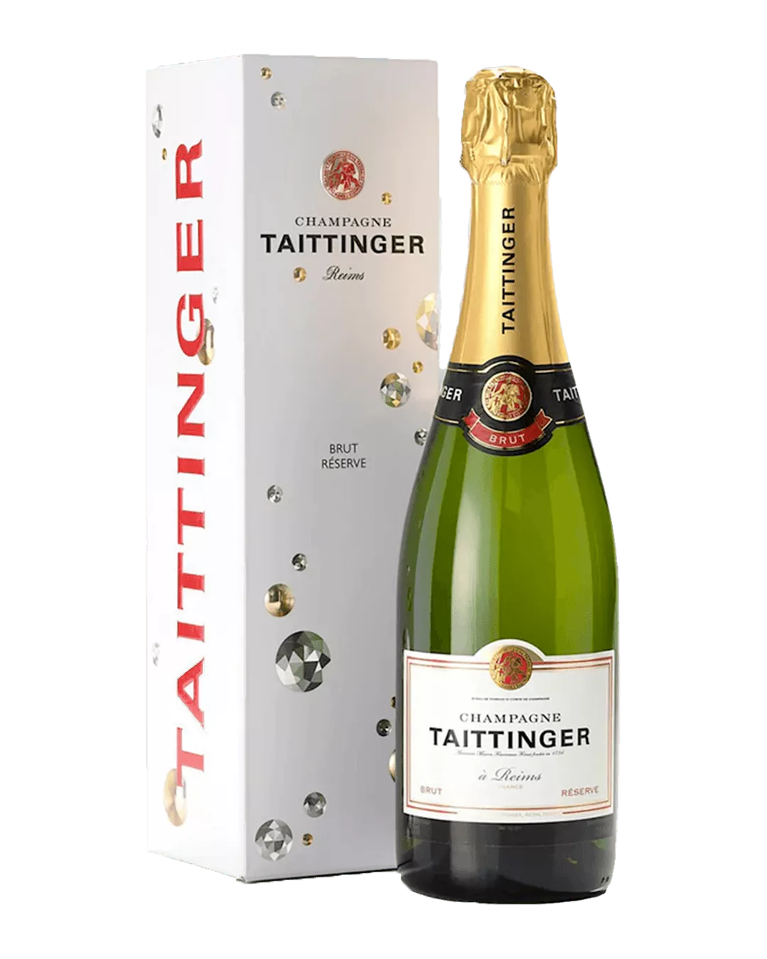 Champagne Taittinger Brut Reserve NV Gift Boxed